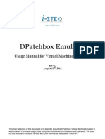 Dpatchbox Emulator: Usage Manual For Virtual Machine Emulator