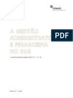 Livro 8 - A Gestão Administrativa e Financeira no SUS
