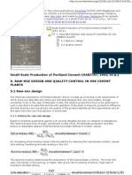 Small-Scale Production of Portland Cement (HABITAT, 1993, 92 P.) V. Raw-Mix Design and Quality Control in VSK Cement Plants 5.1 Raw-Mix Design