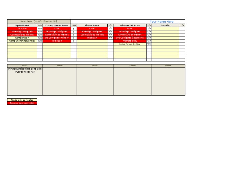 Week 2 Status Report: Linux & SSH Setup | PDF