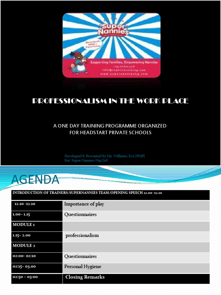 Professionalism Training for Educators | PDF | Human Tooth | Oral Hygiene