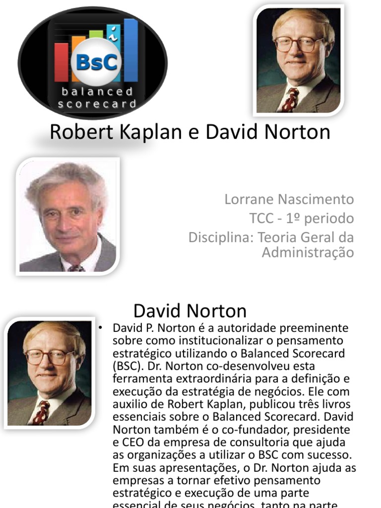Kaplan e Norton: Balanced Scorecard Explicado | PDF | Liderança | Cognição
