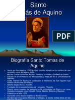 Biografía de Santo Tomas