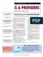 Payers & Providers Midwest Edition – Issue of September 25. 2012