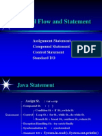 Control Flow and Statement: Assignment Statement Compound Statement Control Statement Standard I/O