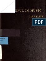 Hanslick - The Beautiful in Music