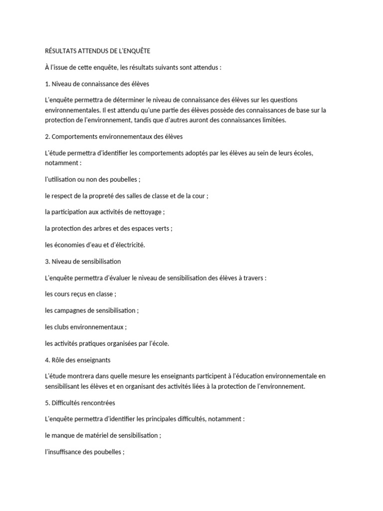 Résultats Atten-wps Office | PDF | Environnement naturel | Protection ...