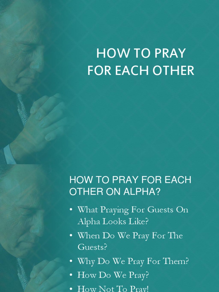Effective Prayer Strategies for Alpha | PDF