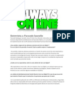 Entrevista A Facundo Iannello Always On-Line