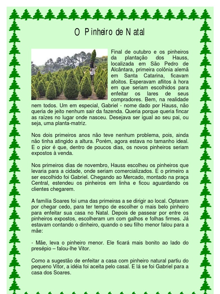 O Pinheiro de Natal | PDF | Pinheiro | Natal