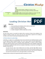 Leading Christian Worship