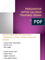 Penghantar Untuk Saluran Transmisi Udara