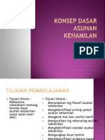 Konsep Dasar Asuhan Kehamilan