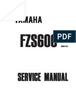 Yamaha Fazer FZS600 '98 Service Manual