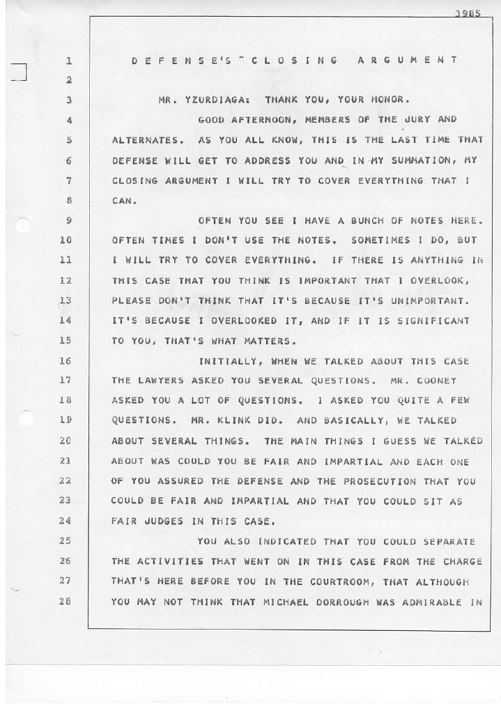 Michael Dorrough Case Overview | PDF