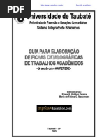 Guia Para Elaboracao de Ficha Catalografica