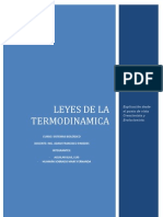 Leyes de La Termodinamica Desde El Punto de Vista Creacionista vs Evolucionista