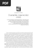 KARNAL, Leandro &amp; TATSCH, Flávia Galli. A memória evanescente