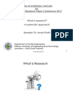 What is Research?