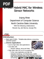 Z-MAC: Hybrid MAC For Wireless Sensor Networks