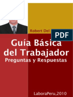 Guia Basica Del Trabajador (Robert Del Aguila) - Edición 2010