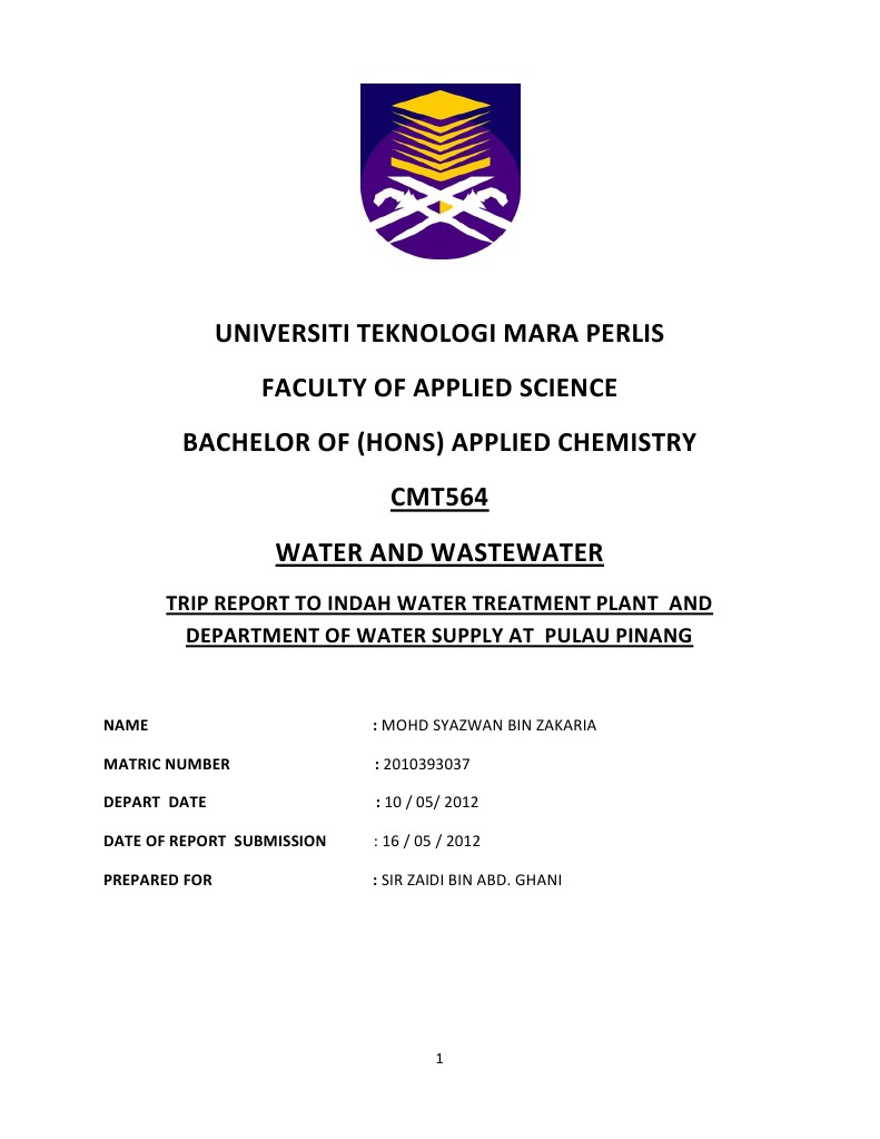 Waste and Wastewater Trip Report | PDF | Sewage Treatment | Water ...