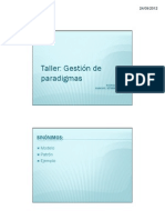 Gestion de Paradigmas