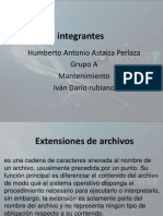 Extensiones de Archivos