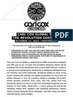 Carl Cox Global 500 Ade Press Release