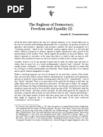 Coomaraswamy, Ananda K. - The Bugbear of Democracy, Freedom and Equality (p.1)