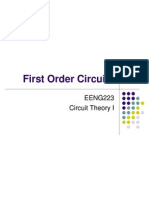 First Order Circuits