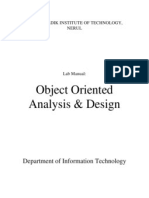 Class Diagram for OOAD Lab Manual