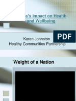 Media and The Influence On Health and Wellbeing