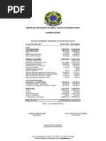 Prestação de Contas Agosto 2012