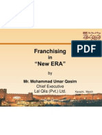 Franchising "New ERA": Mr. Mohammad Umar Qasim