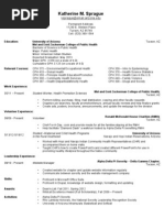Download KatherineSprague Resume 1 by Katie Sprague SN107091790 doc pdf