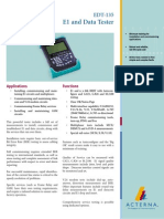 Acterna EDT-135 E1 and Data Tester Data Sheet