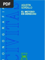 El Metodo en Derecho - Agustin Gordillo