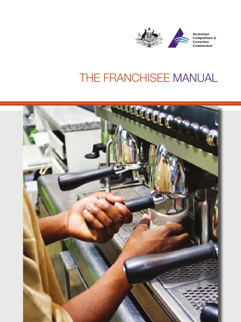 Franchisee Manual | Franchising | Mediation