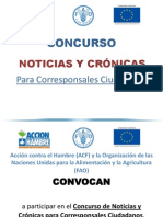 CONCURSO Noticias y crónicas