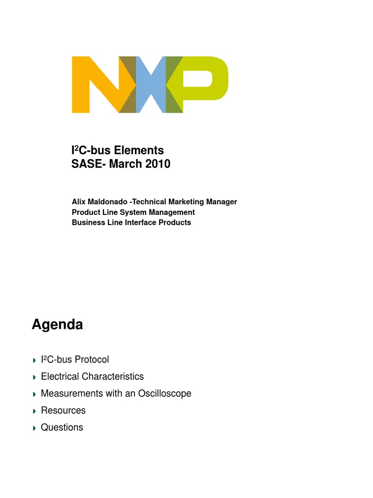 I2C Bus Protocol Overview | PDF | Electrical Engineering | Electronic ...