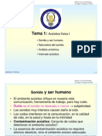 CURSO DE ACÚSTICA TÉCNICA