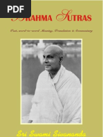 Brahma Sutras - Swami Sivananda