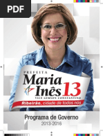Programa de Governo Maria Inês Prefeita
