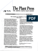Summer 1998 The Plant Press Arizona Natiave Plant Soceity