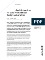 Using The Revit Extensions For Steel Framed Floor Design and Analysis