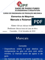 Apresentação de Mancais e Rolamentos