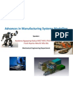 Advances in Manufacturing Systems Modelling