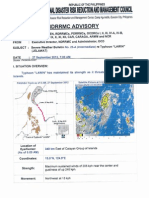 NDRRMC SWB No. 25-A Re Typhoon Lawin