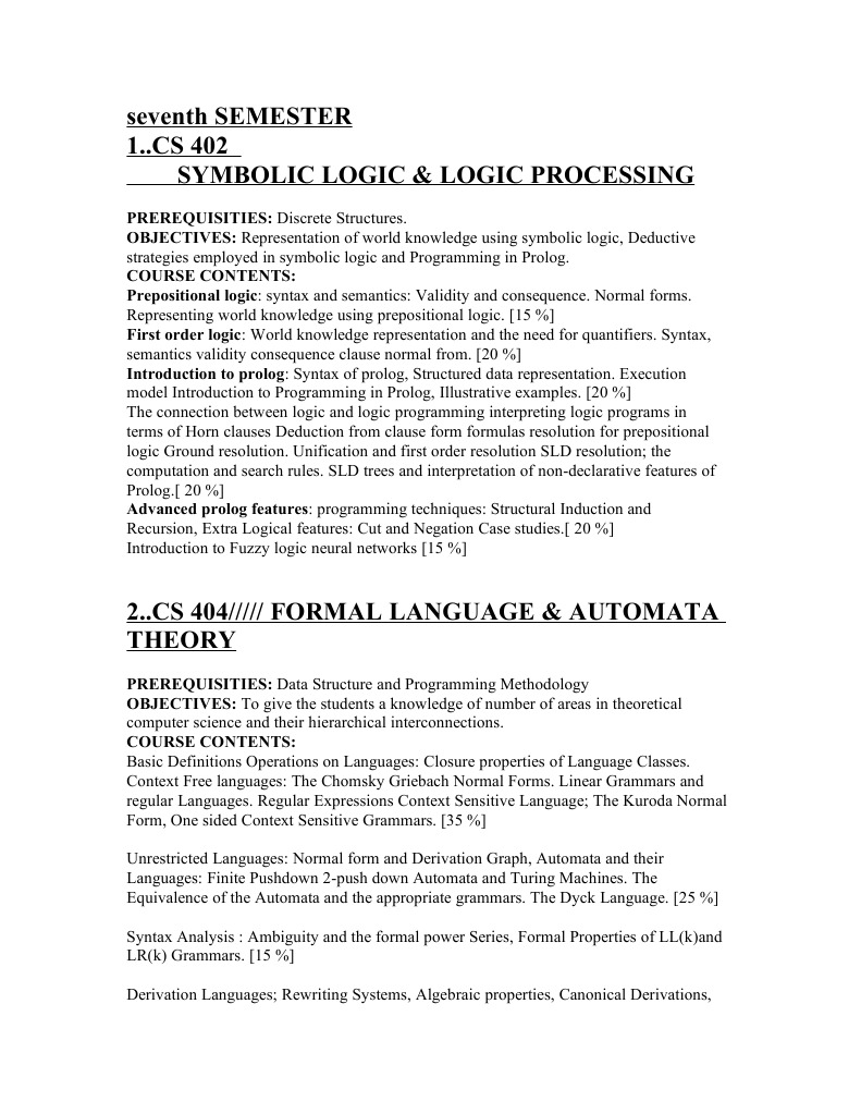 Symbolic Logic and Prolog Programming | PDF | Mathematical Logic ...